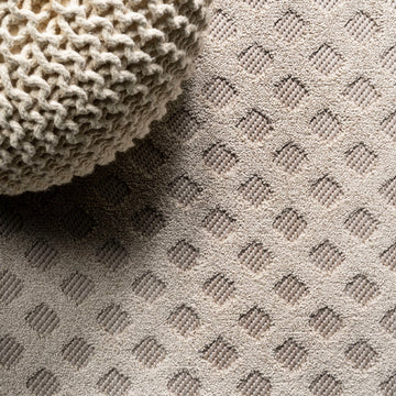 Rabat High-low Pile Mini-diamond Trellis Area Rug
